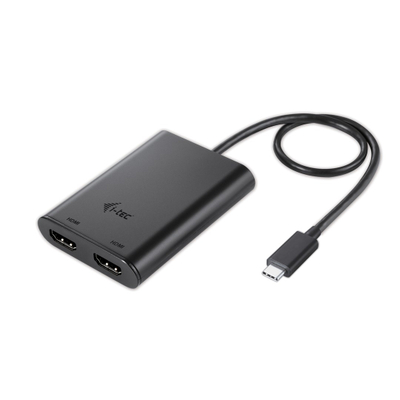 Dok i-TEC C31DUAL4KHDMI, USB-C në 2x HDMI, 4K, i zi
