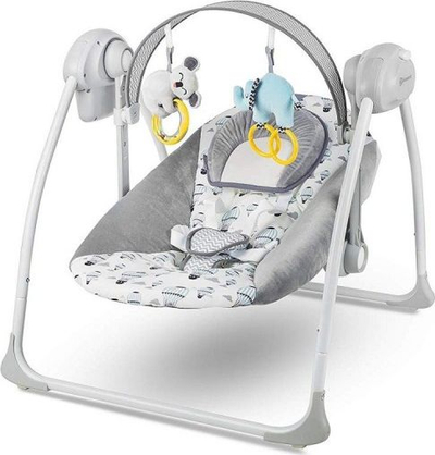 Lëkundëse elektrike për fëmijë KinderKraft Flo Mint (KKBFLOMINT0000), e hirtë