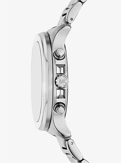 Orë për meshkuj Michael Kors Oversized Sage MK9191, e argjendtë
