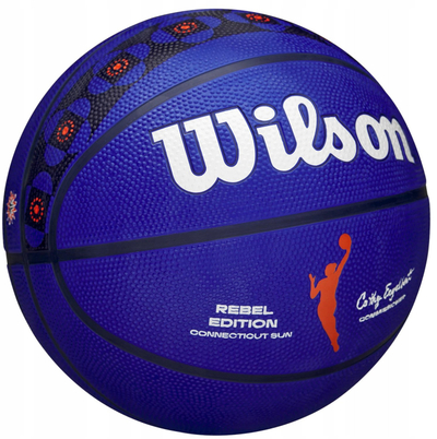Top basketbolli Wilson WNBA Rebel Edition 2023, madhësia 6, për mrena edhe jashtë fushe, blu