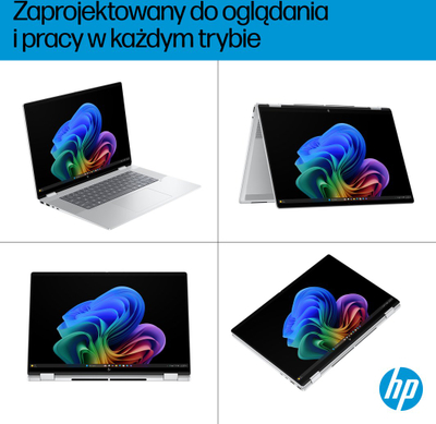 Laptop 2-në-1 HP OmniBook X Flip 16-as0003nw, 16", 1TB, i argjendtë