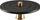 Adaptor tripod Manfrotto 324 Survey Plate, diametër 124 mm, filetë 5/8", i zi