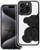 Футрола за телефон Teddy Bear за iPhone 12 12 Pro, PU TPU, црна