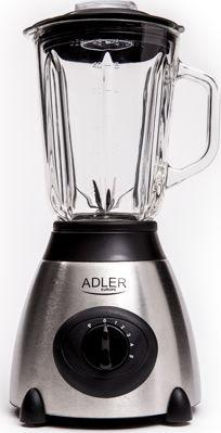 Blender tavoline Adler AD 4070, 1.5L, 600W, i zi / argjendtë
