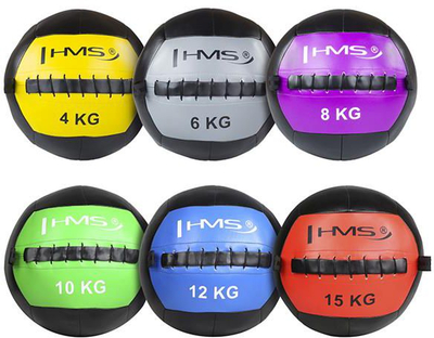 Top ushtrimesh HMS Wall Ball WLB, 8 kg, vjollcë