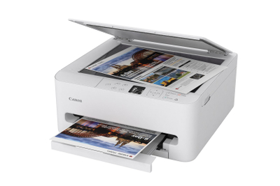 Printer multifunksional Canon PIXMA TS6550i, inkjet color, Wi-Fi, i bardhë