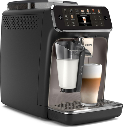 Aparat kafeje Philips Series 5500 LatteGo EP5549/70, automatik, rezervuar uji 1.8L, i zi