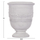 Set vazo dekorative Gardener HM4729, 3 copa, FiberClay, e bardhë
