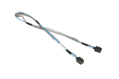Kabllo Mini SAS HD Supermicro CBL-SAST-0593, 60cm, 30AWG, e zezë