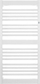 Radiator për banjo Instal-Projekt, 40 x 110 cm, i bardhë