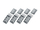 Mbajtës magnetik për pllaka Modeco MN-76-030, set 4 copë, i kuq