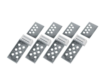Mbajtës magnetik për pllaka Modeco MN-76-030, set 4 copë, i kuq
