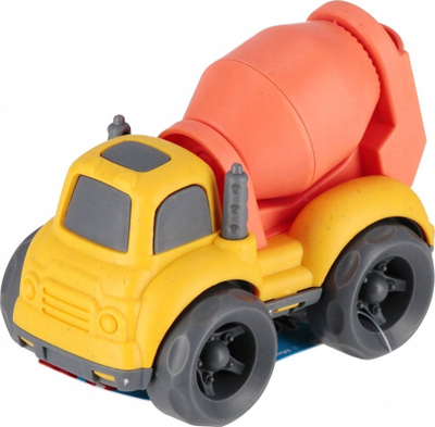 Lodër kamion plastik MEGA CREATIVE Cartoon Trucks 12cm, set miks ngjyrash
