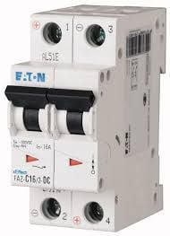 Automat elektrik Eaton FAZ C40/2 DC, 2P, 40A, 15kA