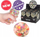 Lodër antistres Scrunchems Tutti Frutti Squish Ball, top i butë, me konfeti frutash, shumëngjyrësh