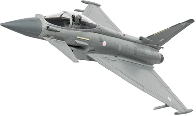Set modeli plastik Airfix Eurofighter Typhoon FGR.4, Starter Set, shkalla 1:72, gri