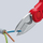Gërshërë prerëse kabllosh Knipex 95 05 155 SB, 155mm, çelik inox