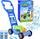 Lodër kositëse flluskash sapuni Zabawka Bubble Mower ZA4314, plastike, me tinguj, shumëngjyrëshe