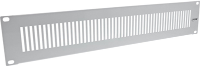 Panel rack InLine 19", i shpuar, 2U, gri RAL 7035