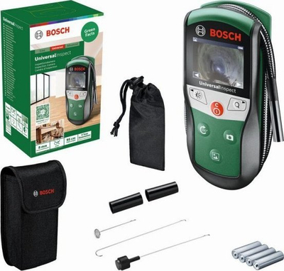 Камера за инспекција Bosch UniversalInspect, екран 2.31\", со ЛЕД, зелена