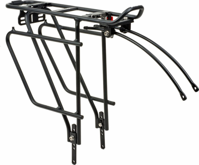 Bagazhjer biçiklete Author ACR-65 Carry More, mban deri 25 kg, për goma 24"-29", i zi
