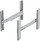 Set shina rack Conceptronic RRK02, 2U, 19", metalik