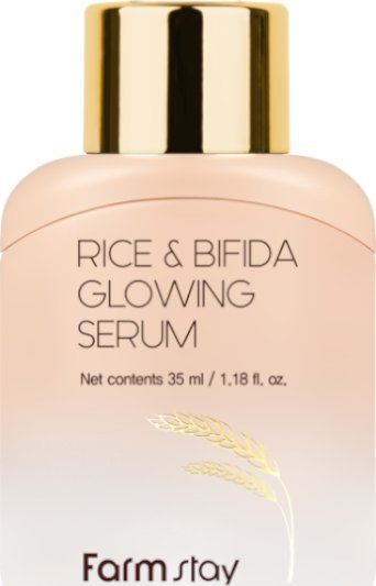 Serum fytyre Farm Stay Rice Bifida Glowing, ndriçues, me fermente dhe oriz, 35ml