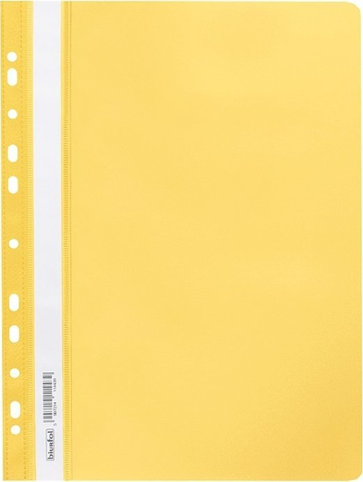 Dosje varëse APLI Soft Yellow PP A4, kapak transparent, e verdhë