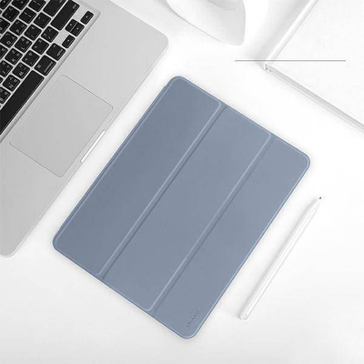 Mbulesë tableti Uniq USAMS Winto për iPad Air 10.9\" 2020, Smart Cover, me vend për Apple Pencil, vjollcë