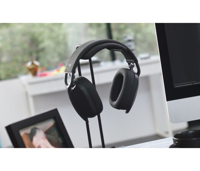 Безжични слушалки Logitech Zone Vibe 100, блутут, со микрофон, сиви