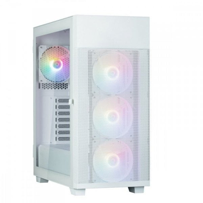 Kasa PC Zalman S5 Neo, mid tower, 4x FRGB, e bardhë