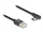 Kabllo USB Delock, USB 2.0 Type A në Type C, 0.5m, e zezë