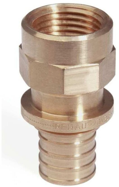 Përshtatës tubash Rehau Rautitan RX+, 40mm, filetë e brendshme Rp 1 1/4, metalik