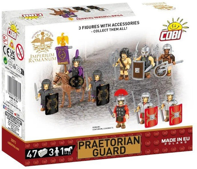 Set me tulla ndërtimi COBI Praetorian Guard 20072, 47 pjesë, +5 vjeç, shumëngjyrësh