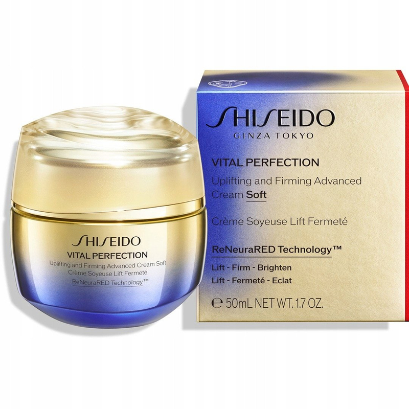 Krem fytyre Shiseido Vital Perfection Uplifting and Firming Advanced Soft Cream, 50 ml, kundër rrudhave