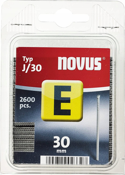 Gozhda Novus Typ J/30, 30 mm, 2600 copë, metalike