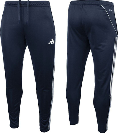 Pantallona stërvitje për kalamaj adidas Tiro 23 League Jr HS3495, poliester, ngjyrë blu e errët (navy)