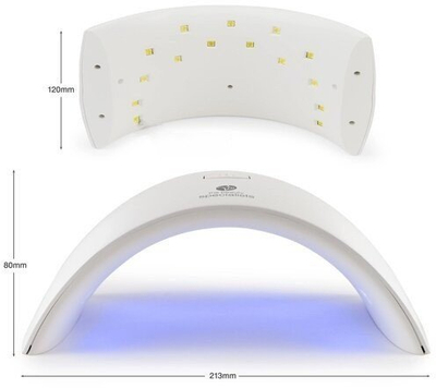Lampë thonjsh Rio RIO-UVLD, UV LED, me timer, e bardhë