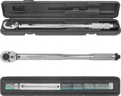 Çelës dinamometrik Rockforce RF-1203, 28-210 Nm, fije 1/2", metalik