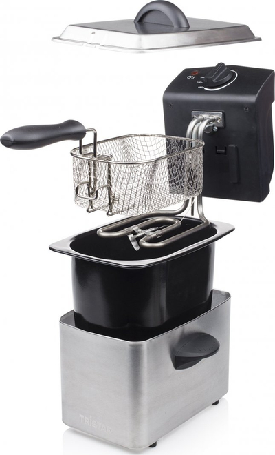 Fritezë me vaj Tristar FR-6919, 2L, 800W, gri