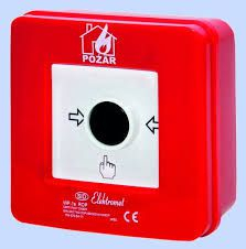 Buton manual alarmi zjarri Elektromet WP-1 ROP B, NC NO, IP65, i kuq