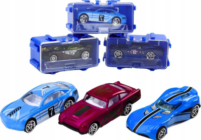 Set vetura lodër LEAN Toys, 16 copë metal, me kuti