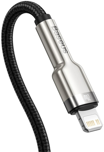 Kabllo BASEUS Cafule Series, USB-C - Lightning, M/M, 20W, 2m, e zezë