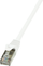 Kabllo rrjeti LogiLink Patchcord EconLine CP2101S, CAT 6 F/UTP, 15m, e bardhë
