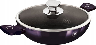 Tigan wok Berlinger Haus Purple Eclipse, 30 cm, veshje titan, lejla
