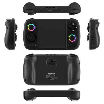 Konzolë retro gaming ANBERNIC RG Cube, portative, e zezë
