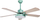 Ventilator tavani HOBBLE, me dritë, me pult, mint green