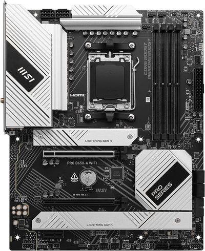 Pllakë mëmë MSI PRO B650-A WIFI, AMD B650, Socket AM5, ATX