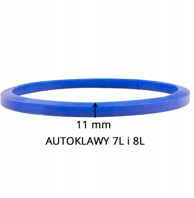 Garniturë silikoni Woson për autoklav 8L, 11 mm, gri