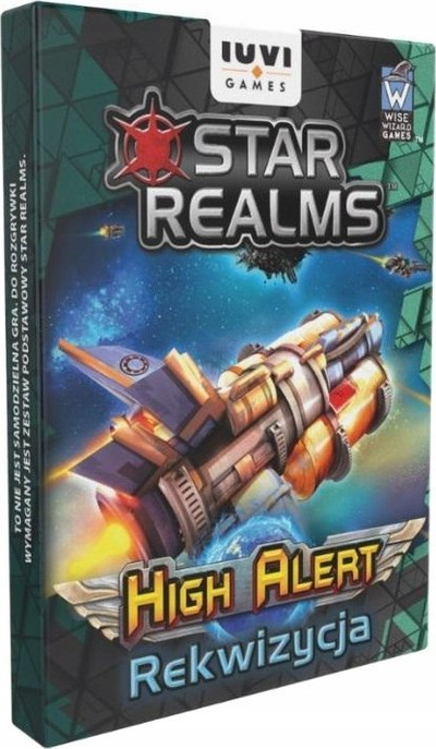 Zgjerim me letra Star Realms High Alert Requisition Iuvi Games, 12 letra, për lojën bazë Star Realms